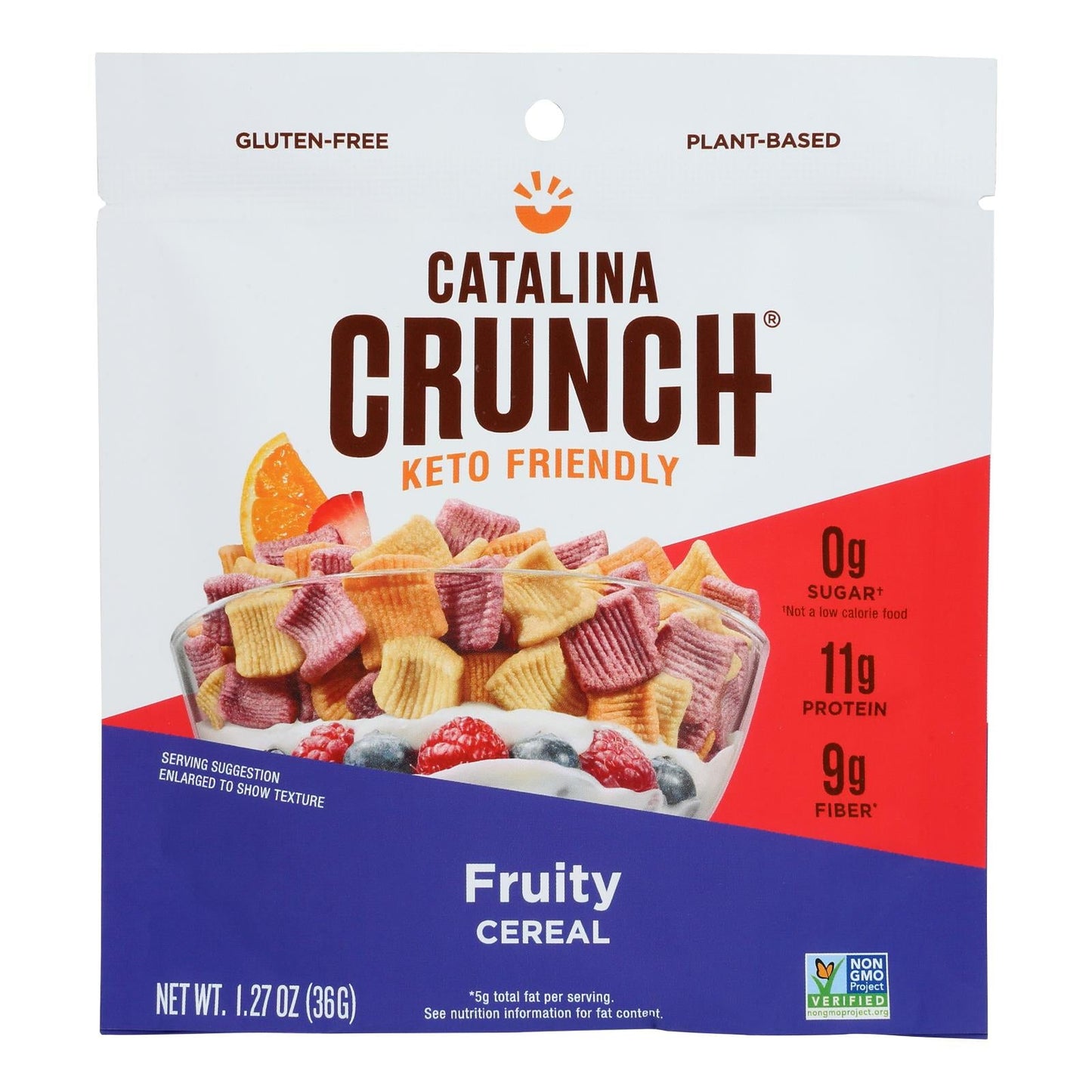 Catalina Crunch Single Serve Fruity Cereal, 24-Pack (1.27 Oz Each)