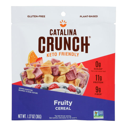 Catalina Crunch Single Serve Fruity Cereal, 24-Pack (1.27 Oz Each)