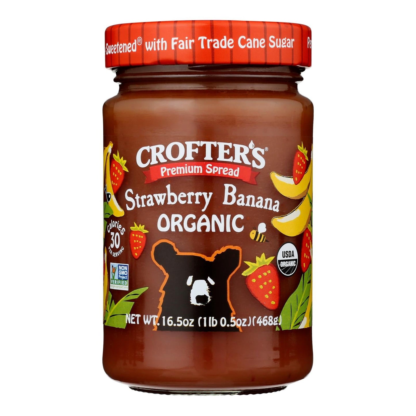 Crofters Premium Spread Strawberry Banana Pack of 6