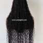 French Cornrow Bohemian Wig, Swiss Full Lace, Black, Waist Length, Standard Density - Sweetie