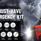 Storm Safe Emergency AM/FM/NOAA Weather Band Radio With Solar Flash Light And Built-in Phone Charger by VistaShops