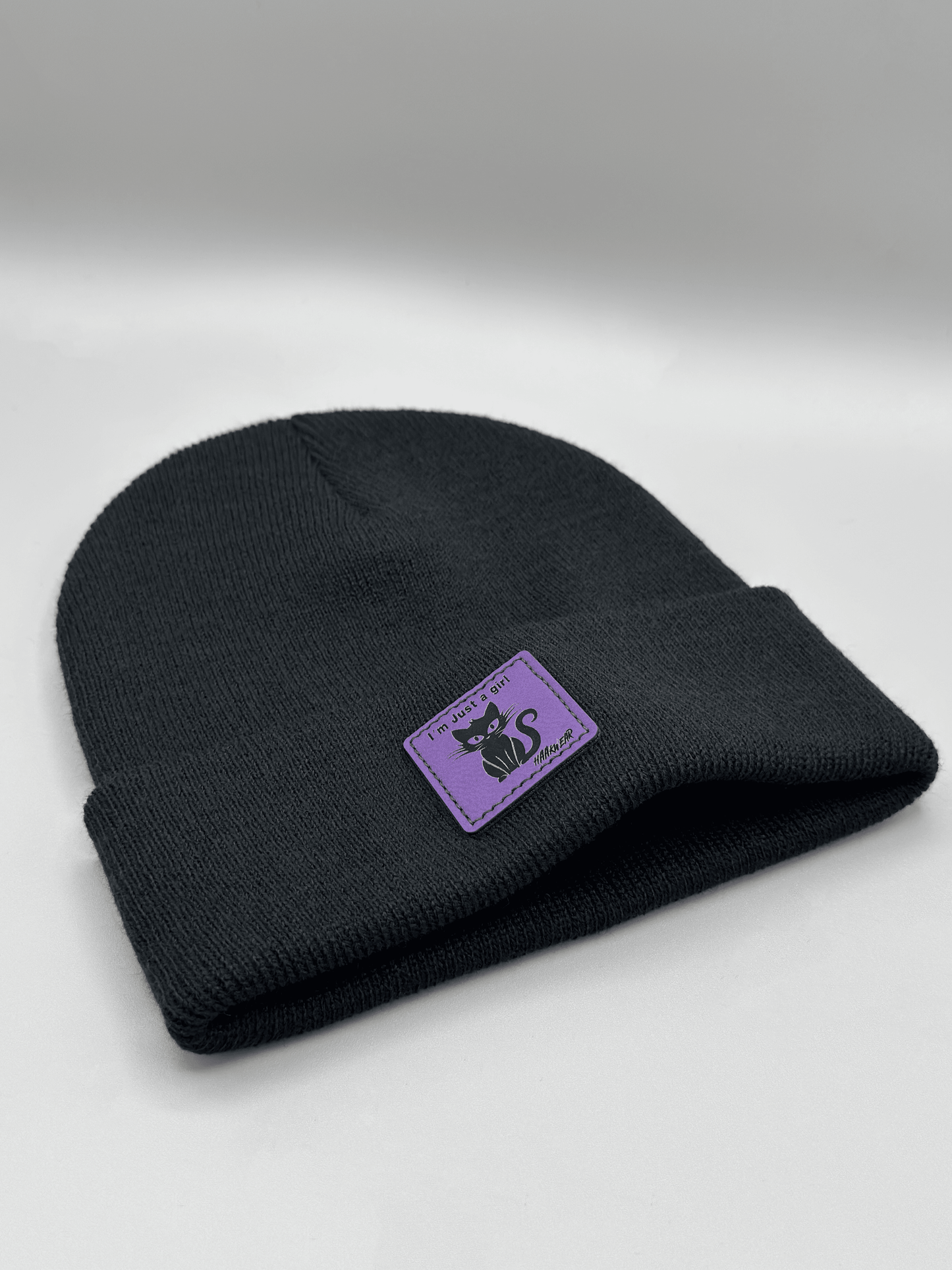 Haakwear Halloween Beanie, Meowgical, I'm Just a Girl Beanie