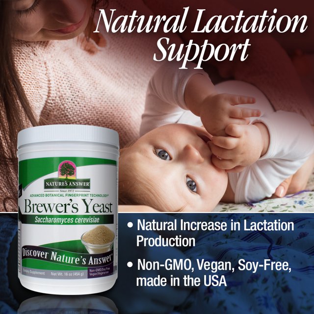 Nature's Answer - Certified Gluten-Free Brewers Yeast - 16 Oz.