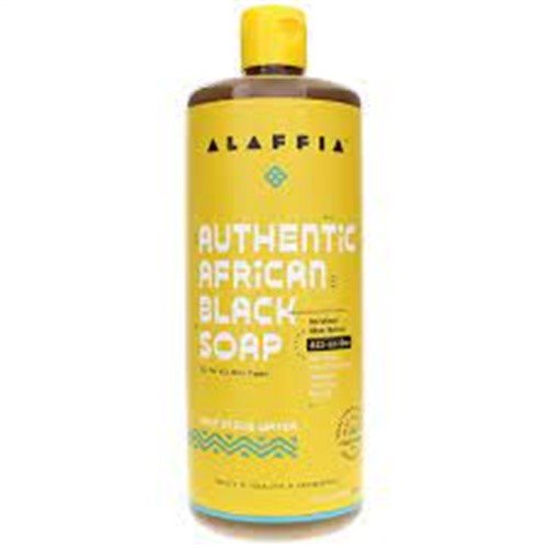 Alaffia All-in-One Wild Lavender African Black Soap, 16 oz