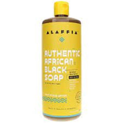Alaffia All-in-One Wild Lavender African Black Soap, 16 oz
