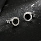 8mm Black Diamond Agate Round Stud Earrings in 925 Sterling Silver by Bling Proud | Urban Jewelry Online Store