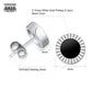8mm Black Diamond Agate Round Stud Earrings in 925 Sterling Silver by Bling Proud | Urban Jewelry Online Store