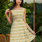 Pineapple Skater Dress