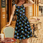 Peacock Feathers Vintage Dress