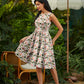 Woodland Vintage Dress in Cream