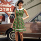 Flowers Collared Dress