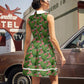 Flowers Collared Dress