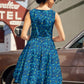 Elizabeth Dress in Peacock