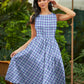 Plaid Midi Dress