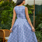 Plaid Midi Dress