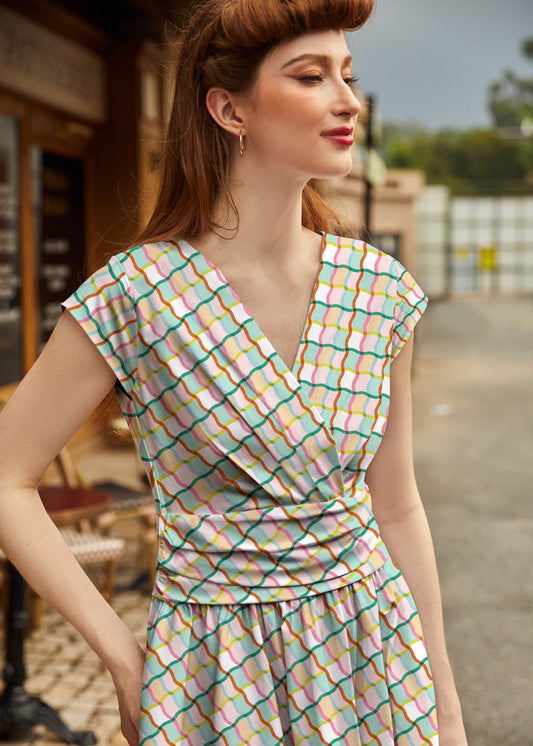 Squiggly Greta Dress