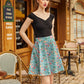 Colorful Fish Skater Skirt