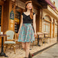 Colorful Fish Skater Skirt