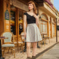 Rainbow Stripe Skater Skirt