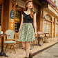 Cats & Plants Skater Skirt