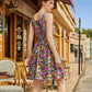 Desert Blooms Shorter Length Fit & Flare Dress