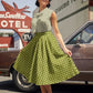 Green Plaid Doris Skirt