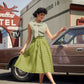 Green Plaid Doris Skirt