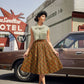 Rust Plaid Doris Skirt