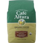 Cafe Altura Organic Whole Bean Coffee, Regular, 5 Lb (100% Organic)