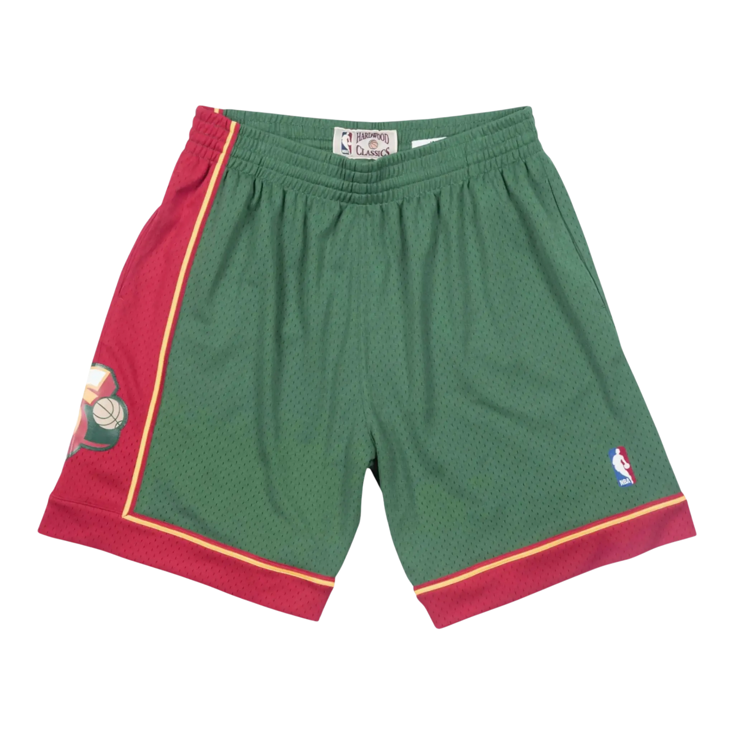 Mitchell & Ness NBA Swingman Seattle Super Sonics Road 1995-96 Men Shorts Dark Green