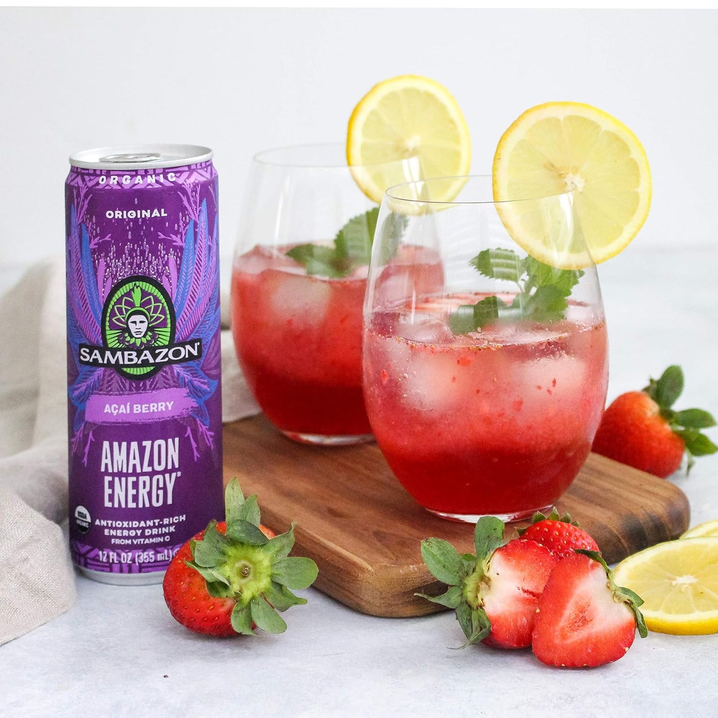 Sambazon Organic Amazon Energy Drink Original, 12 Fl Oz (Pack of 12)