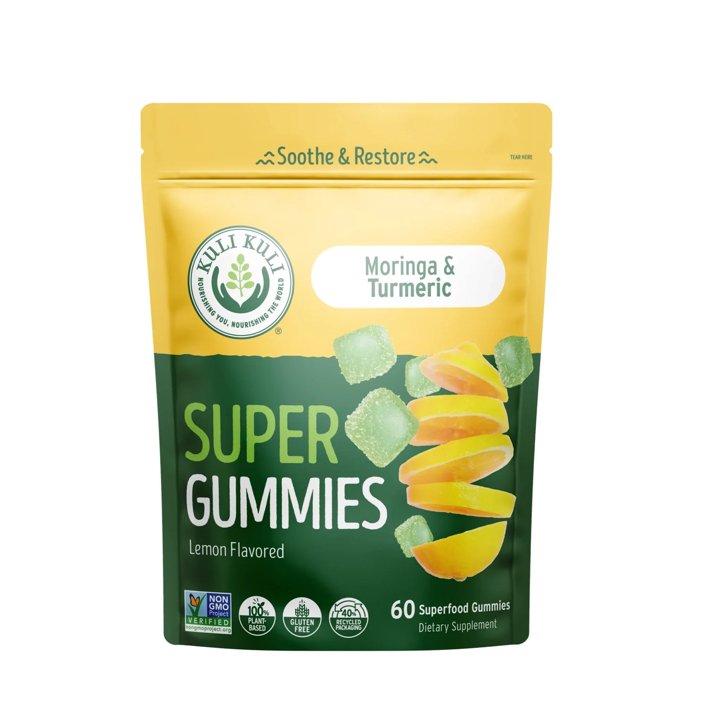 Kuli Kuli Moringa Turmeric Spr Gummy (60-Count Pack)