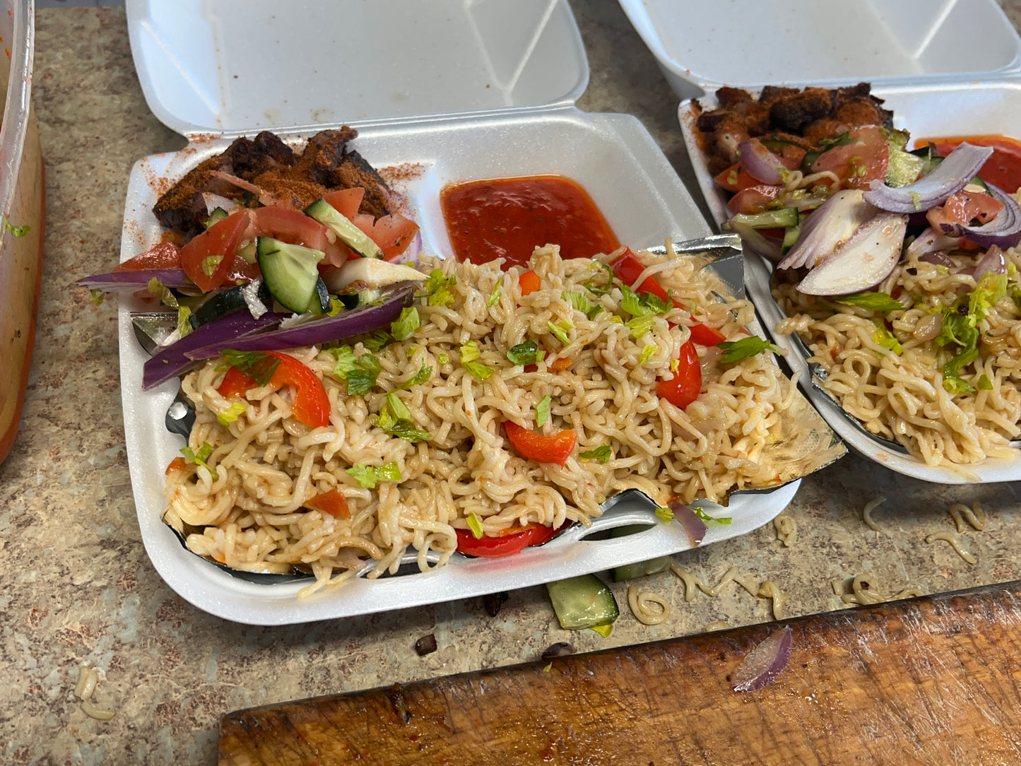 Noodles with Beef Suya