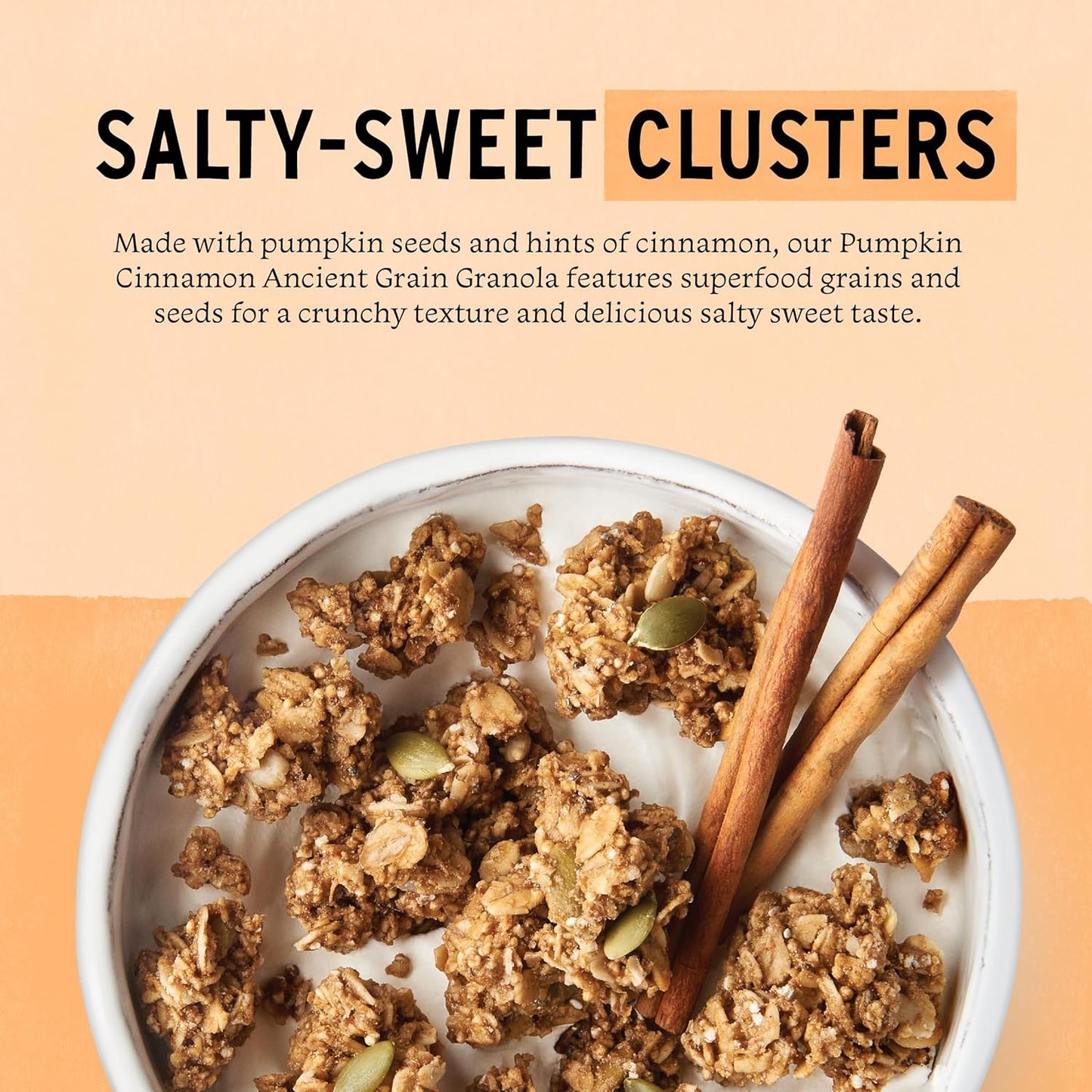 Purely Elizabeth Organic Ancient Grain Granola, Pumpkin Fig, Case of 6, 12 Oz