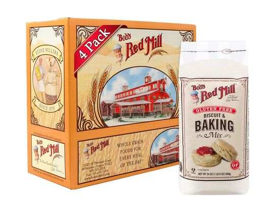 Bob's Red Mill Gluten-Free Biscuit Mix, 24 oz., Pack of 4
