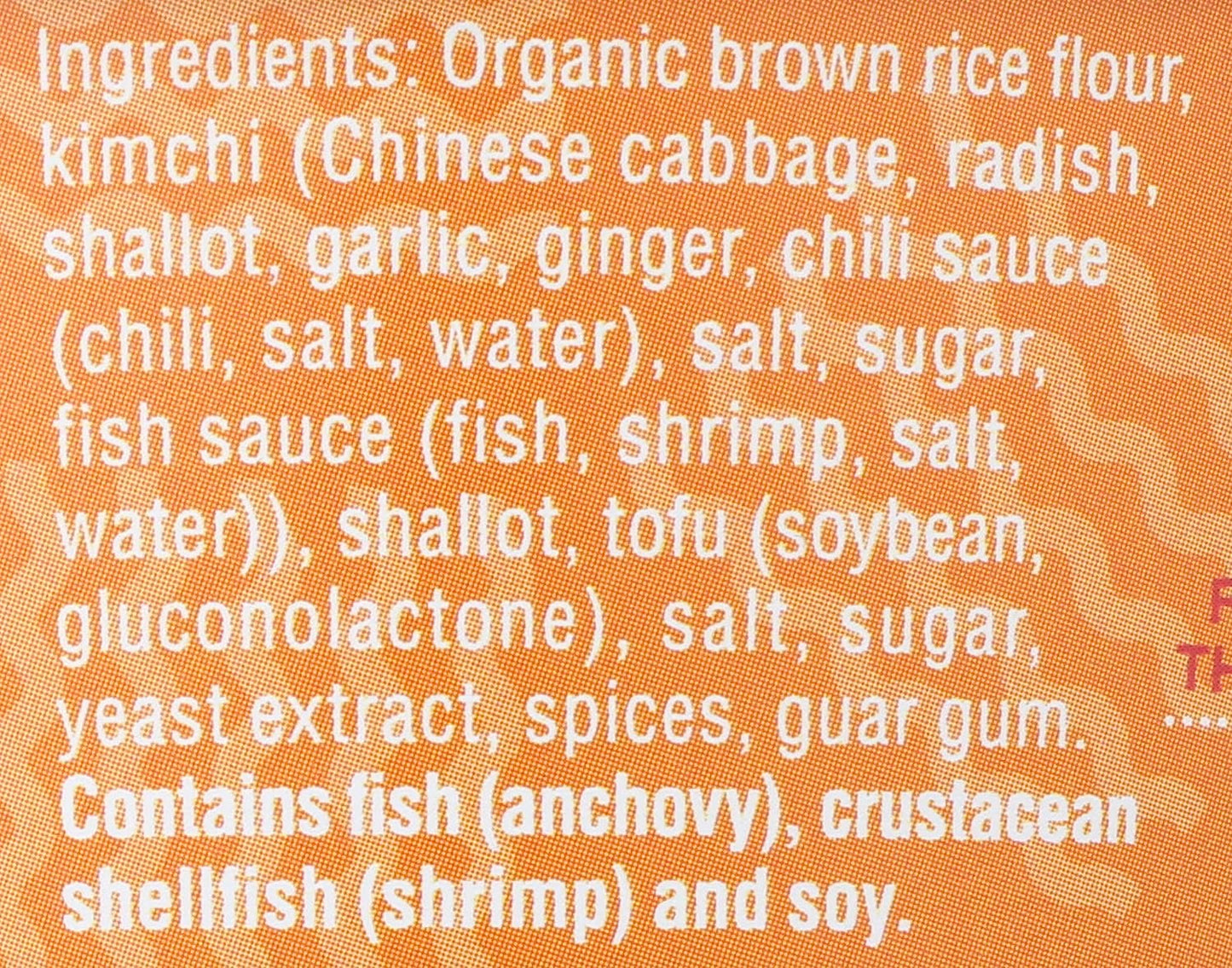 Lotus Foods Spicy Kimchi Instant Ramen Cup, 1.98 Oz (Pack of 6)