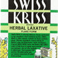 Swiss Kriss Herbal Laxative Flakes, Natural Senna Leaf Formula for Gentle Overnight Relief, 1.5 Oz