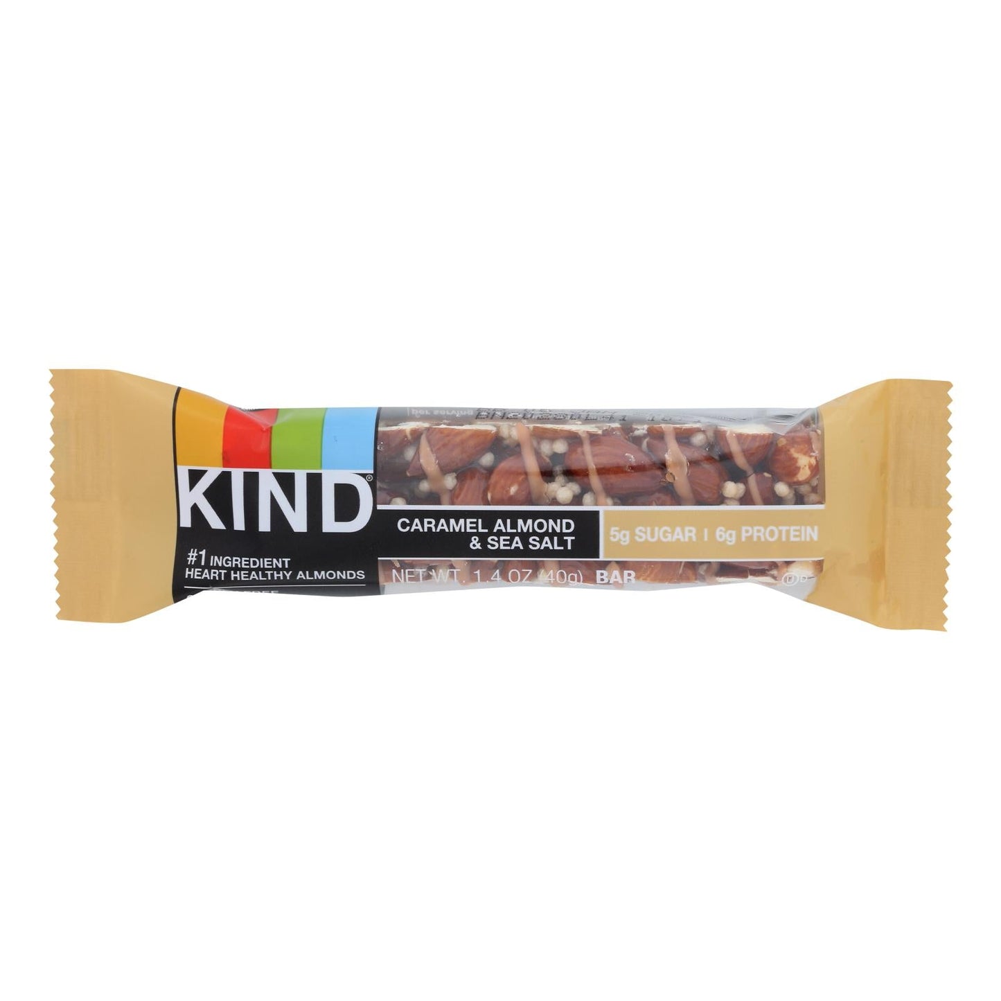 Kind Caramel Almond Sea Salt Bar, 1.4 Oz Bar (12-Pack)