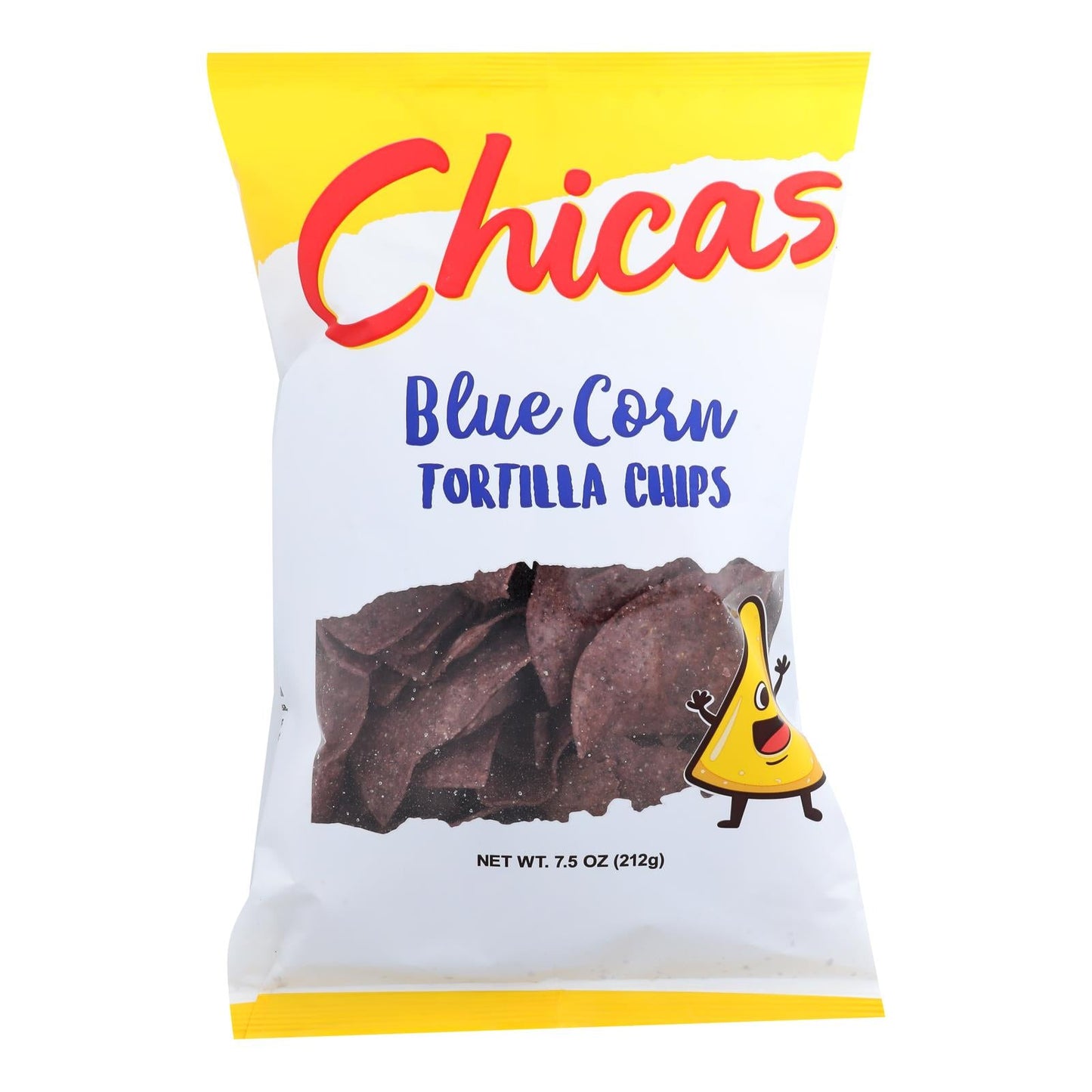 Chicas Chips Tortilla Blue Corn - 7.5 Oz (Case of 9)