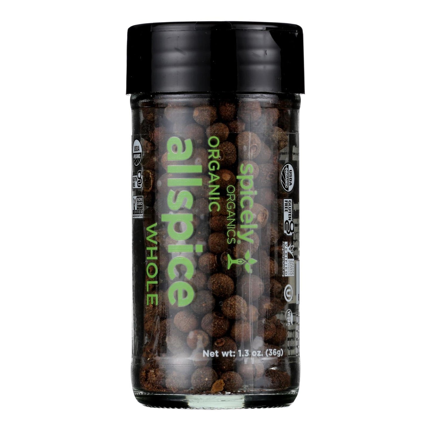 Spicely Organics Organic Whole Allspice Berries - 1.3 Oz.