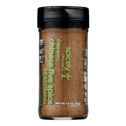 Spicely Organics Chinese Five Spice, Organic - 1.8 Oz. (Pack of 3)