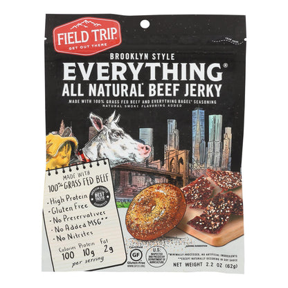 Field Trip Beef Jerky Evrything Bagel (Pack of 9) - 2.2 Oz