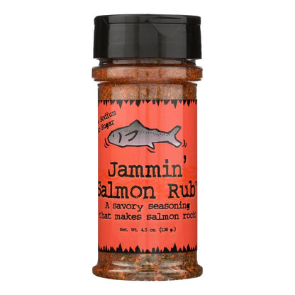 Mom's Gourmet Jammin' Salmon Rub - 4.5 Oz, Pack of 12