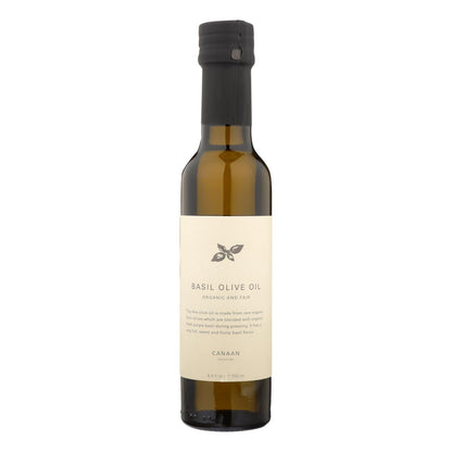 Canaan Palestine Basil Olive Oil - Case of 6 - 8.4 fl. oz. Bottles