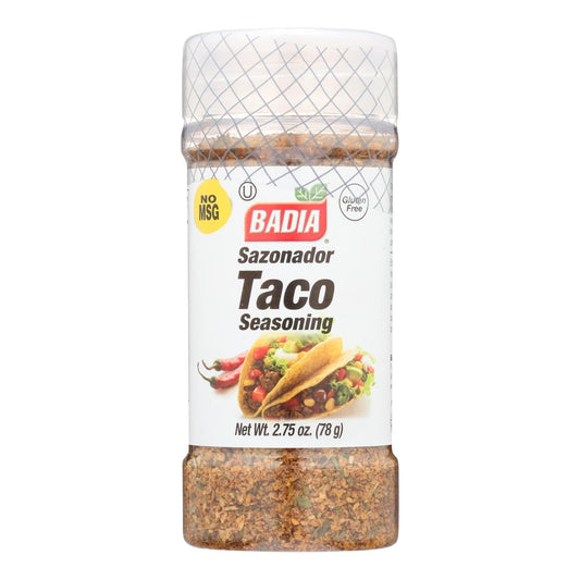 Badia Sazonador Enhanced Taco Seasoning (Pack of 8) 2.75 Oz
