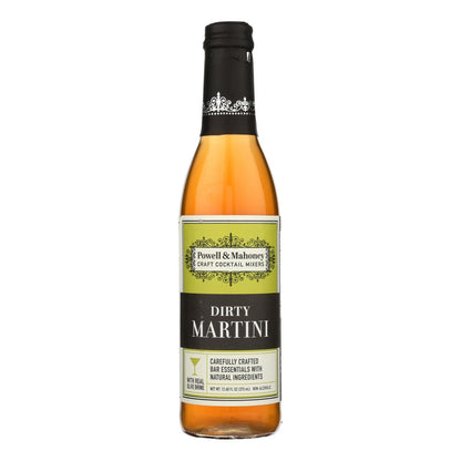 Powell & Mahoney Dirty Martini Classic Cocktail Mixer, Pack of 6 Bottles 12.68oz