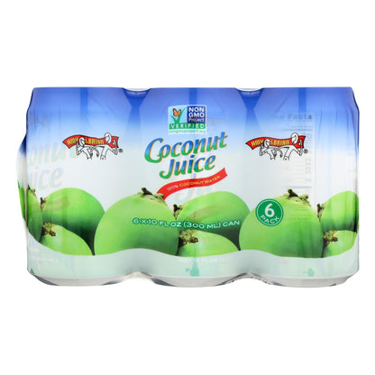 Amy and Brian Coconut Water Pulp Free, 4 Pack x 10 Fl Oz