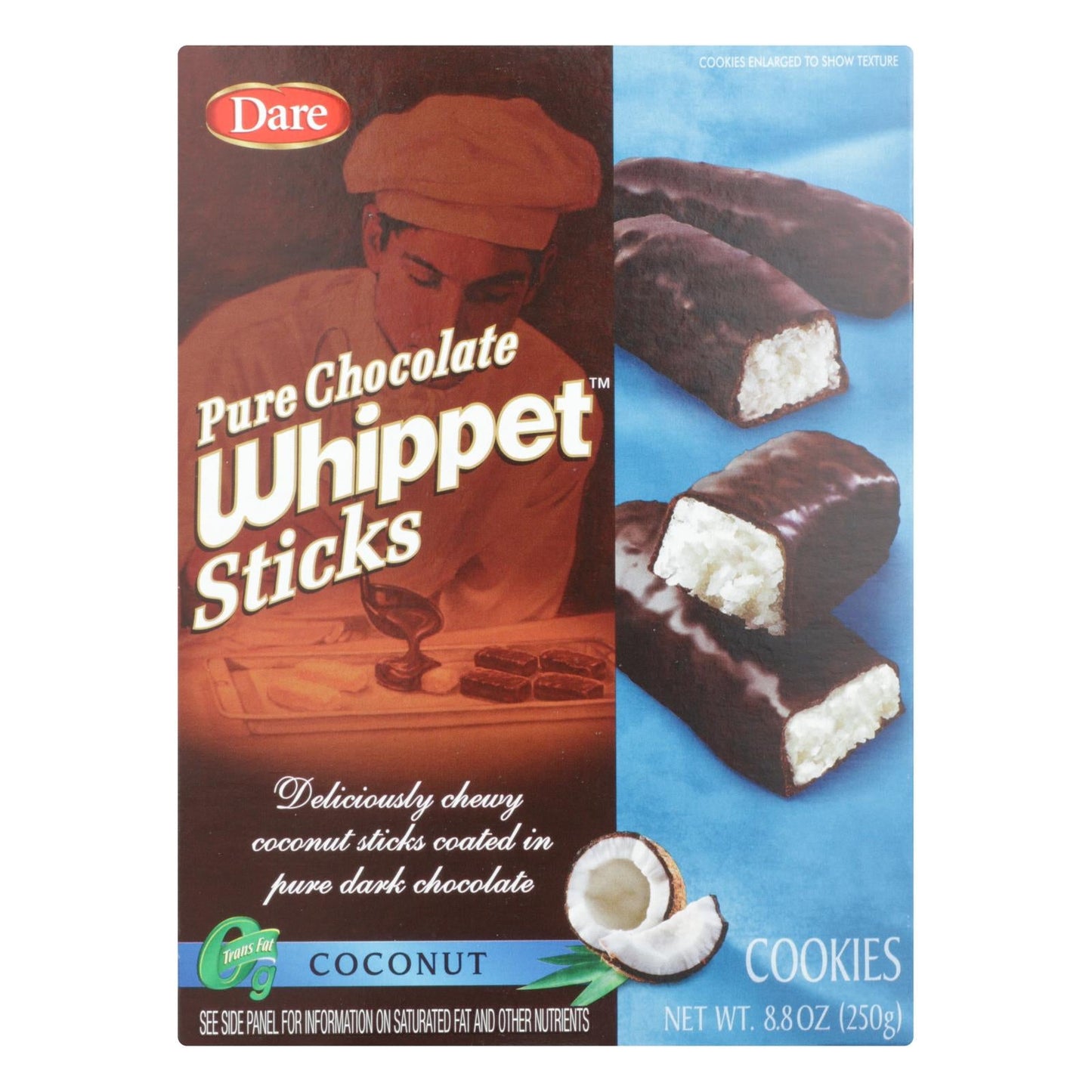 Dare Whippet Sticks Coconut (Pack of 12) 8.8 Oz