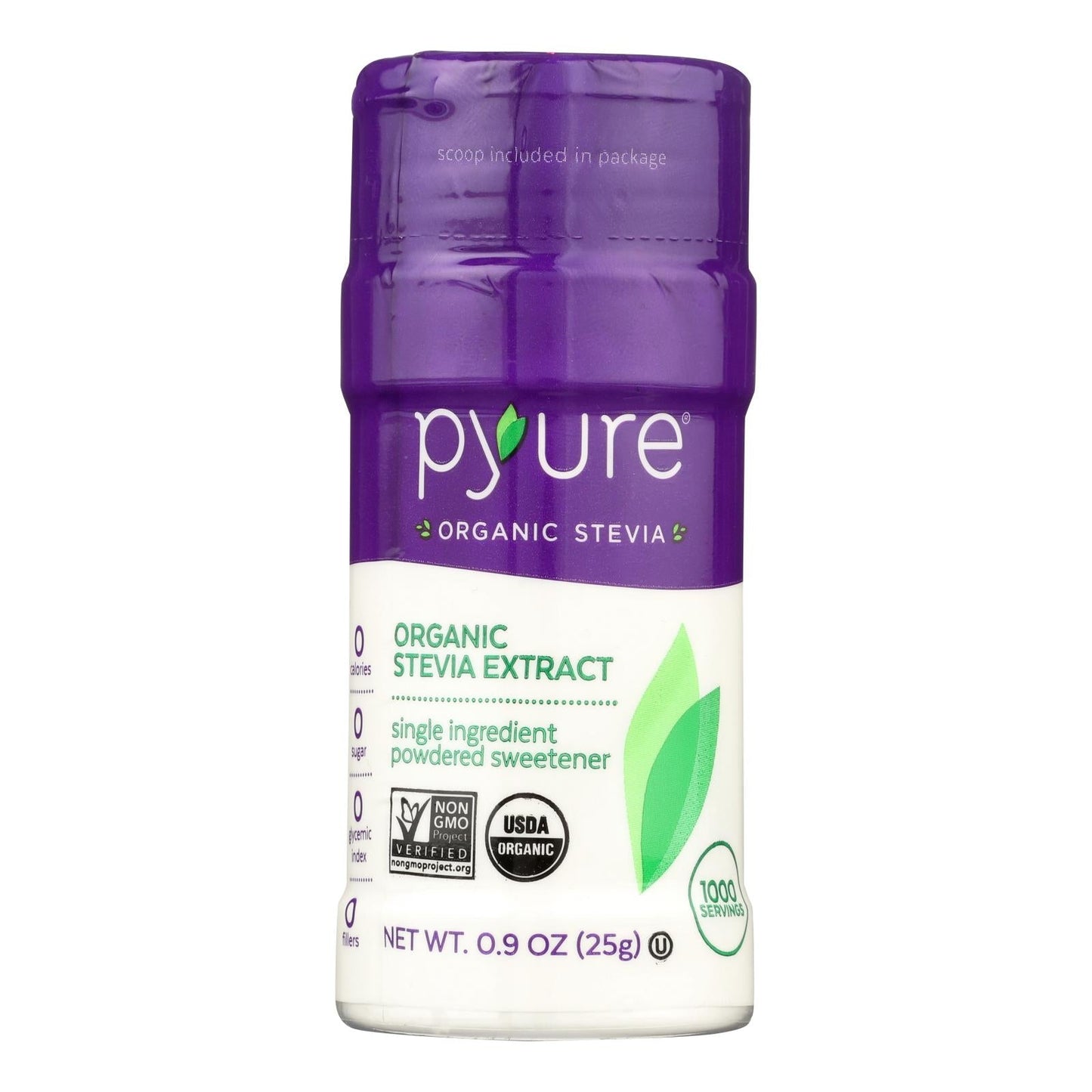 Pyure Brands Stevia Sweetener (Pack of 6 - .9 Oz)