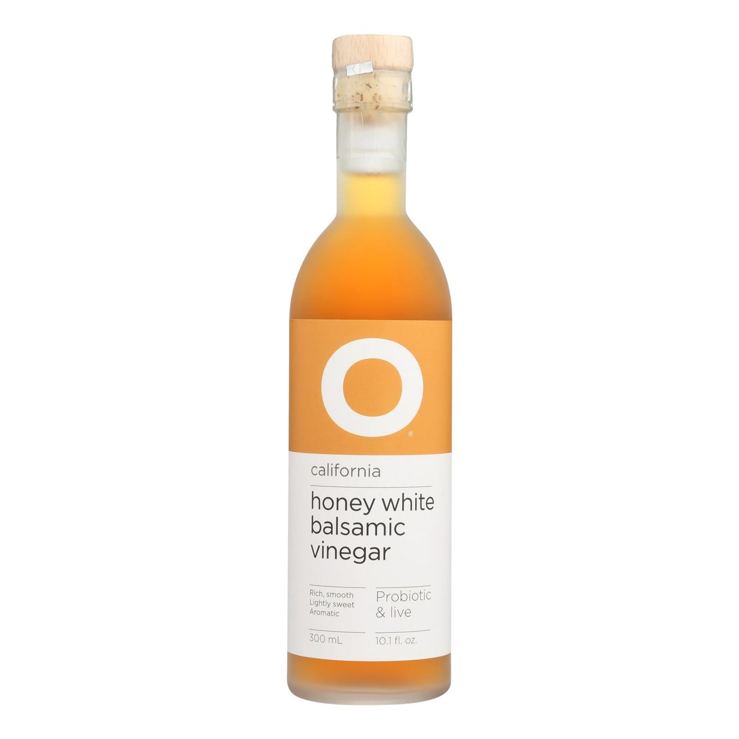 O-Olive Honey White Balsamic Vinegar, 10.1 Fl Oz Pack of 6